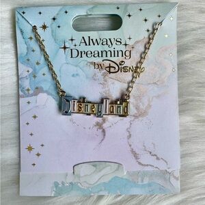 Disneyland Marquee Necklace
